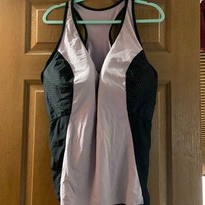 Racer back swim tankini top